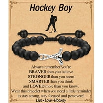 Soccer Football Basketball Baseball Hockey Bracelet Gifts for Boys Players Team Lovers Son Grandson Brother Nephew Friend as Birthday/Valentines Day/Graduation/Back to School/Christmas Gifts