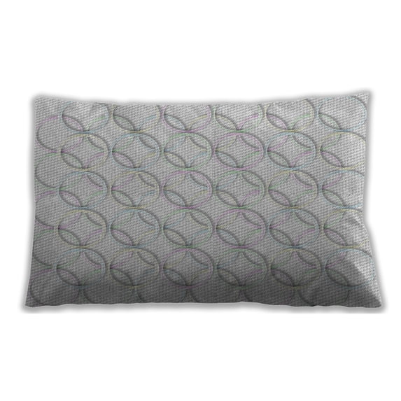 Ahgly Company Indoor Rectangular Patterned Lumbar Throw Pillow, 13 inch by 19 inch