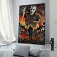 thumbnail image 3 of Halloween (Michael Myers) Cuadro decorativo colgante - Arte de pared - Póster enmarcado - Decoración de pared - Regalos para familia, amigos y aficionados 20*30 cm, 3 of 6