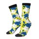 thumbnail image 1 of Fotbe Lilies Flowers Calcetas Largas con Estampado para Hombre y Mujer – Calcetas de Compresión Transpirables y Elásticas, Viajar y Uso Diario Talla 5-11, 1 of 6