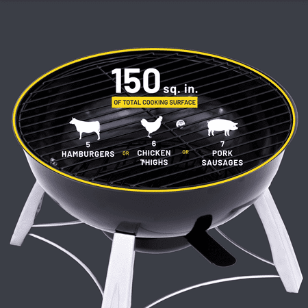 Char-Broil - Tabletop Kettle Charcoal Grill - Black