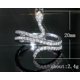 thumbnail image 5 of Anillo de serpiente para mujer con microconjunto de diamantes brillantes y circonitas, talla 8, 5 of 5