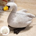 thumbnail image 3 of Cute Simulation Swan Plush Stuffed Animals Toy Fluffy Sofa Chair Decor Body Pillow Birthday Gifts, 3 of 5