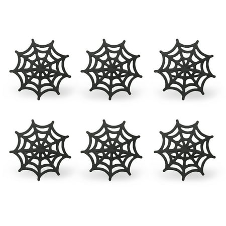 

DII Black Spider Web Napkin Ring - Set of 6