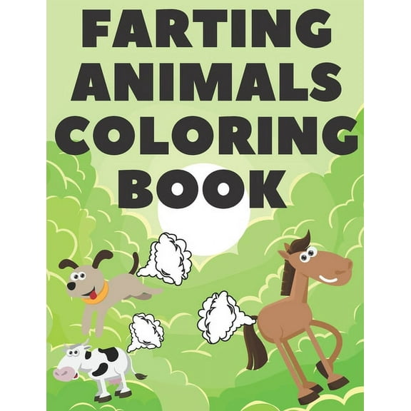 Farting Animals Coloring Book (Paperback)