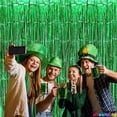 thumbnail image 2 of EcoNesxp Décoration de Fête d'Halloween Ensemble de Mariage Rideau à Franges Vert, 2 of 5