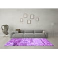 thumbnail image 3 of Ahgly Company Indoor Rectangle Oriental Purple Industrial Area Rugs, 4' x 6', 3 of 4