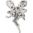 thumbnail image 4 of Sterling Silver Antiqued Fairy Chain Slide (29 X 18) Made In India qc3906, 4 of 5
