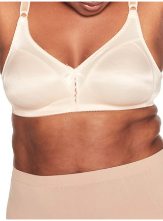 Bali Double Support Cotton Wire-Free Bra Womens Full Coverage Cool