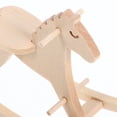 thumbnail image 3 of Minkissy Miniature Rocking Horse Rocking Horse Model Birch Wood 1Set for Photographers in Miniature Scene Photography, 3 of 6