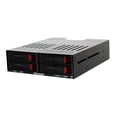 thumbnail image 1 of kusrkot 4 Bay 2.5" Mobile Rack Mount for 5.25" Drive Bays, for HDD SSD, 1 of 7