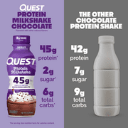 Quest Nutrition, 45g High Protein Chocolate Milkshake 14oz Ready to Drink, 1 Count
