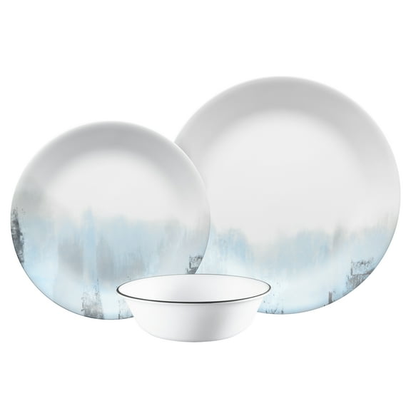Corelle Tranquil Reflection 12-piece Dinnerware Set, Service for 4