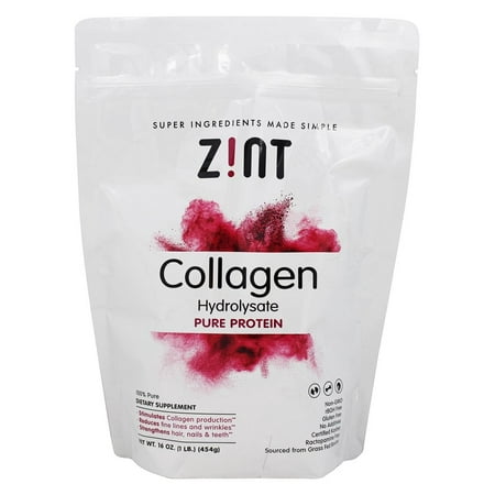 Zint Collagen Hydrolysate Pure Protein Powder, 16 (Best Hydrolysate Protein Powder)