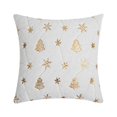 thumbnail image 1 of Kayannuo Christmas Pillow Covers Clearance Christmas Tree Embroidered Throw Pillow Cover Snowflake Plush Throw Pillow Christmas Decorative Gift Cushion Cover Without Core, 1 of 2