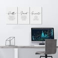 thumbnail image 3 of 3 Piece Hustle Grind Execute Wall Art Inspirational Wall Art Motivational Wall Art Office Wall Decor Positive Quotes Wall Decor Inspirational Canvas Wall Art for Office Decor (12''''Wx16''''Hx3PCS), 3 of 5