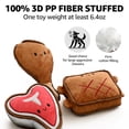 thumbnail image 5 of Max & Marlow Indestructible Plush Dog Chew Toy for Aggressive Chewers, Chicken, Beef, and Sandwich 3 Pack, 5 of 9