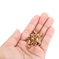 thumbnail image 4 of Uxcell 6x12mm Mini Brads Round Paper Fasteners Crafting Accessories Rose Gold 100pack, 4 of 5