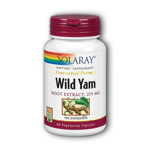 Solaray Mexican Yam Extract 275 mg - 60 Capsules