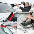 thumbnail image 3 of Multifunctional Snow Shovel Brush, Car Windshield Ice Scraper, Detachable Snow Removal Tool, Multifunctional Ice Removal Shovel for Cars, Trucks, SUV (Green), 3 of 6