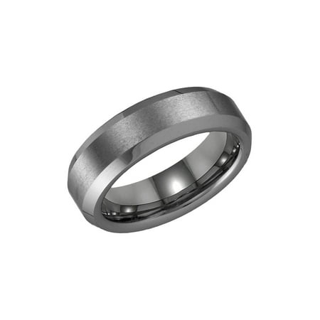 Mens Wedding Band Ring in Tungsten