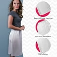 thumbnail image 4 of Valair Classic Short and Long Half Slip Skirt for Ladies and Girls - Slight Flair - Anti Static - Ranges 14" To 34" Length, 4 of 7