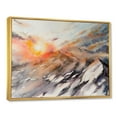 thumbnail image 3 of Designart 'Majestic Sunset Glow on The Mountains Landscape' Traditional Framed Canvas Wall Art Print, 3 of 5