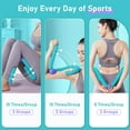 thumbnail image 4 of Equipo de fitness para piernas delgadas, pecho musculoso, dispositivo de entrenamiento familiar de caderas, Azul, 4 of 5