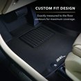 thumbnail image 3 of 3D MAXpider Kagu Second Row Floor Mat, 2012-2019 Tesla Model S, Black, 3 of 9