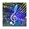 thumbnail image 1 of Music Note Mosaic. - Canvas, 1 of 10