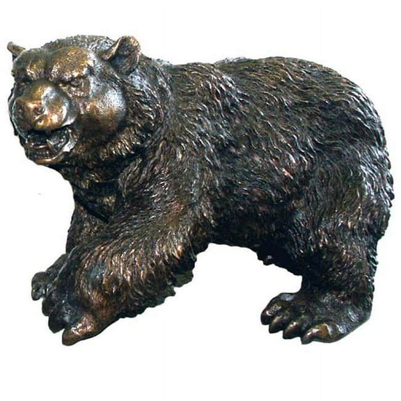 Bronze Walking Bear