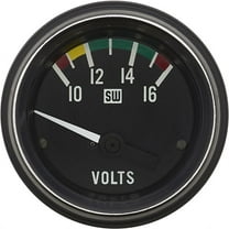 Stewart Warner 284H Heavy Duty 2-1/16 Inch Voltmeter Gauge