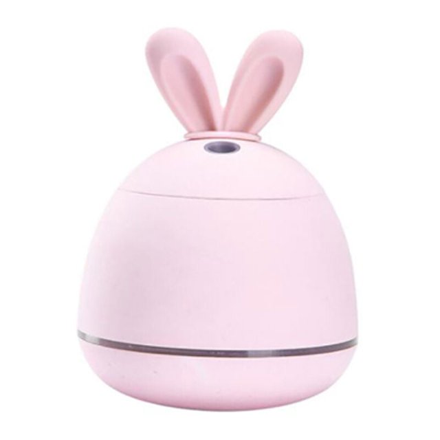 Mini Humidificador de Aire de 200 Ml Lindo Conejo Difusor de Aceite Esencial de Aroma Usb Purificador de Aire para Auto Oficina Fabricante de Niebla-Rosa