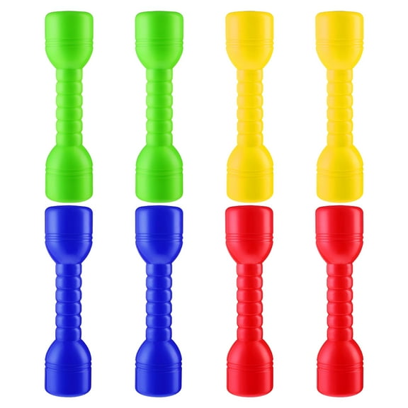 BESTSKY Kids Hand Weights Dumbbells Set for Home Gym Exercise (Set of 8)