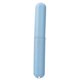 thumbnail image 1 of Wosthever Estuche de cepillo de de viaje de paja de trigo Caja de almacenamiento de soporte de cepillo de transpirable portátil para Juegos de accesorios de baño Azul Wosthever HA000439-02B, 1 of 1
