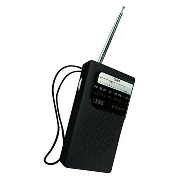 Coby Cr-203-Blk Pocket Size Am/FM Radio
