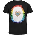 thumbnail image 1 of Halloween Rainbow Heart Unicorn Costume Pony Mens T Shirt, 1 of 2