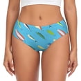 thumbnail image 1 of Fotbe Different Color Fishing Bait Calzones Estampados para Mujer – Ropa Interior de Algodón, Cómoda, Suave y Elástica-Small, 1 of 6