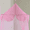 Pink, variant on Pom Pom Collapsible Hoop Sheer Bed Canopy