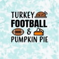 thumbnail image 4 of Inktastic Thanksgiving Turkey Football & Pumpkin Pie Boys or Girls Toddler T-Shirt, 4 of 5