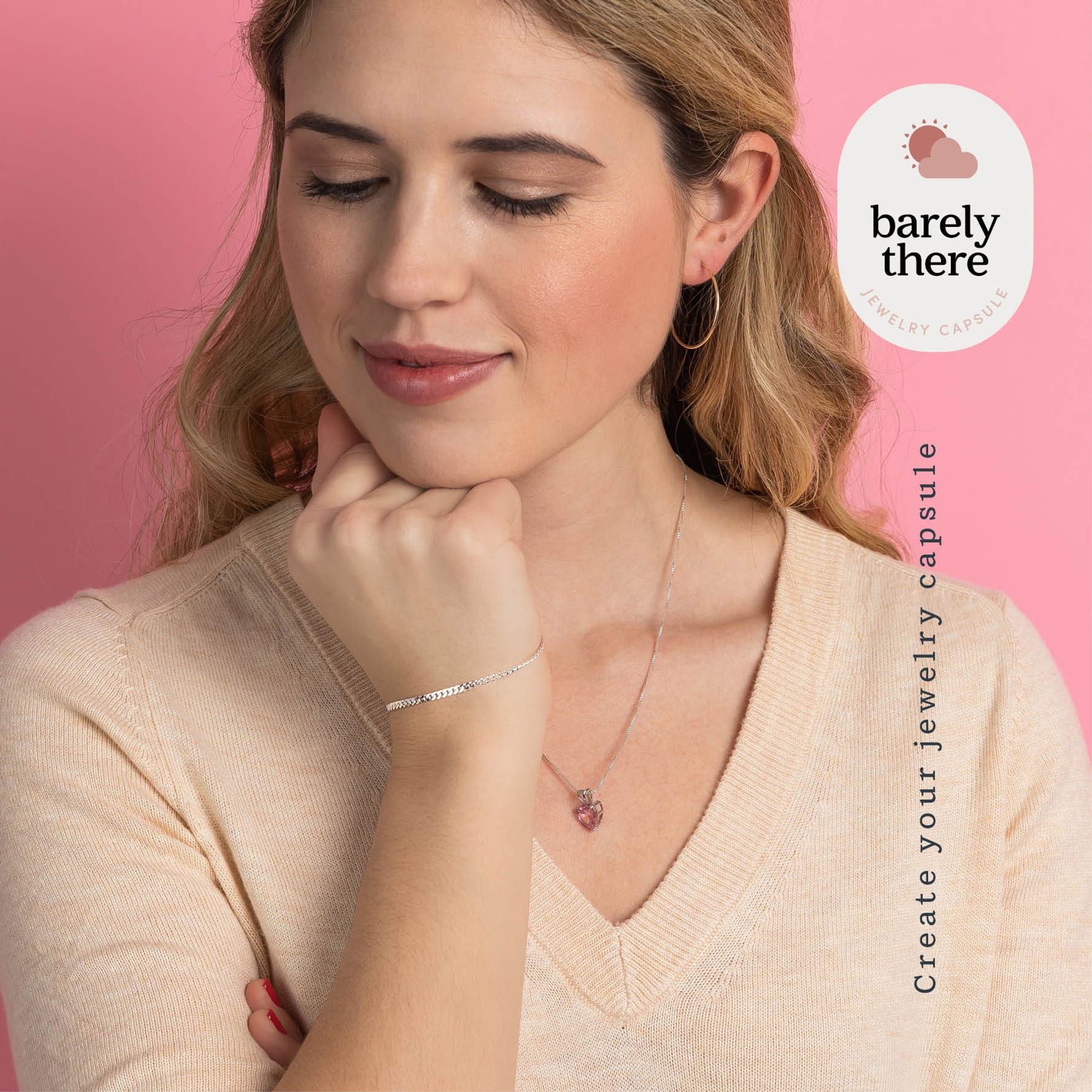 Kezef Rose Gold Plated Sterling Silver Cuban Curb Chain 1.8mm Women's or Men's Necklace, Made in Italy, Curb Link 36" Necklace