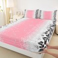 thumbnail image 3 of Homewish Animal Leopard Cheetah Print 4 Pieces Queen Sheet Sets For Teens Adults,Bling Glitter Ultra Soft Flat Sheet,Abstract Gradient Queen Fitted Sheet,Breathable Home Decor, 3 of 7