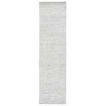 SAFAVIEH Ebony Adeline Modern Runner Rug, Grey/Ivory, 2'3" x 9'