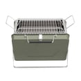 thumbnail image 1 of Estufa de barbacoa portátil plegable para exteriores Estufa de barbacoa para el hogar Estufa de barbacoa pequeña Horno de acero inoxidable con carbón, 1 of 5