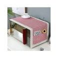 thumbnail image 2 of Microwave Oven Cover Dustproof Cotton Machine Protector Decorative Kitchen Appliance Cover with Side Storage Pockets 13.7x39.3inches, 2 of 2