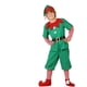 thumbnail image 3 of Disfraz de duende navideño para niños y niñas, disfraz de ayudante de Papá Noel, ropa de Navidad, Top + Pantalones + sombrero, traje de Cosplay JAMW Sencillez, 3 of 4