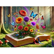 Springbok Books Brought to Life 500 Piece Jigsaw Puzzle for Adults - Magical Book Illustration by Springbok Designs - Unique Cut Pieces