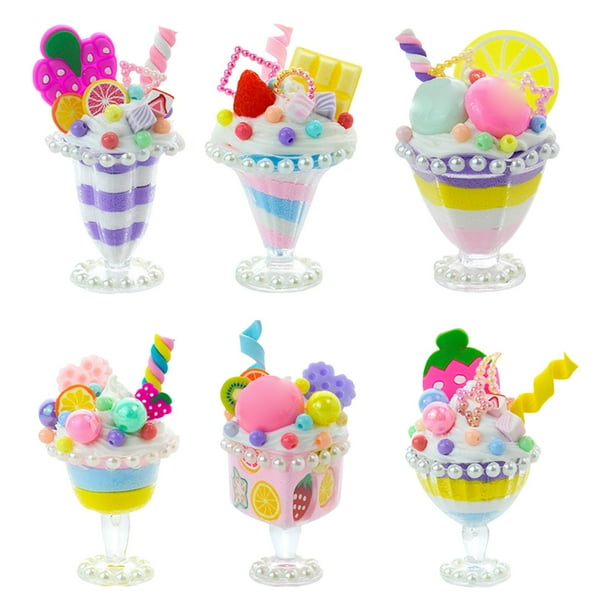 6 Cups Slime Making Kit Colorful Slime Putty Toys for Game Gift B