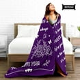 thumbnail image 7 of Yibo Best Aunt Ever Gifts Blanket Flannel Soft and Comfortable Anti-static Bed Sofa Blanket, 7 of 7