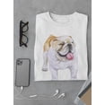 thumbnail image 3 of Watercolor White Bulldog Tee Men's -Image by Shutterstock, 3 of 4